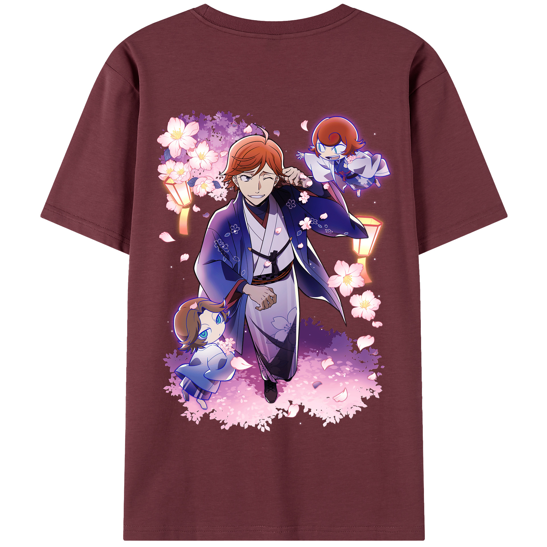 （画像用） 文豪ストレイドッグス Bungo Stray Dogs 綿100％半袖Tシャツ（背面プリント）